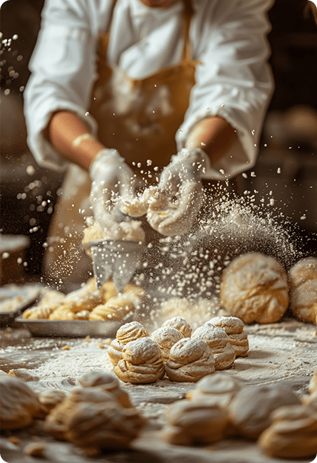 Atelier pâtisserie privé dans le Loiret pour un cours personnalisé avec un chef pâtissier.