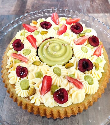 Atelier de pâtisserie à la Chapelle Saint Mesmin dans le Loiret, apprendre à réaliser un financier pistache.